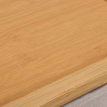 Relaxdays Bamboo Chest of Drawers, 4 Drawers