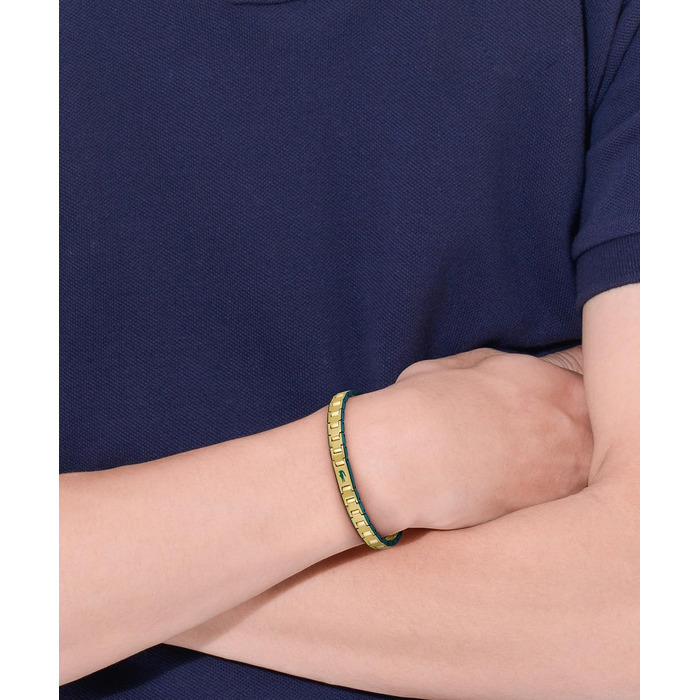 Браслет Lacoste METROPOLE EDGE чоловічий, з нержавіючої сталі (золотий)