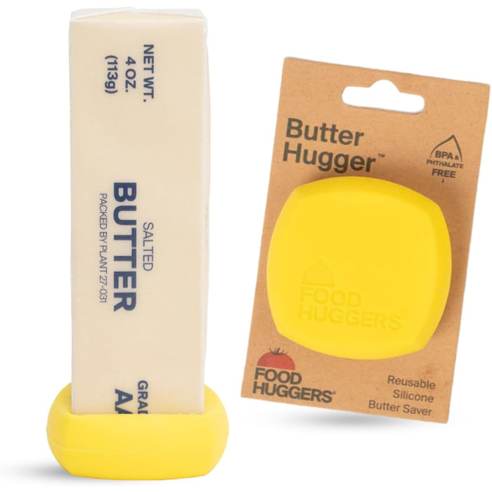 Butter Hugger – Patented Butter Cover – keeps your butter sealed and fresh.