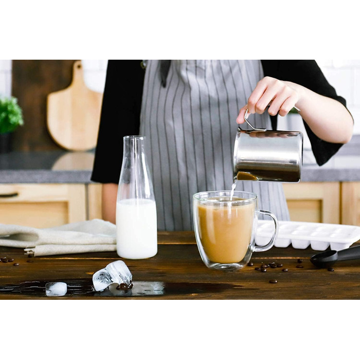 2 скляні термочашки для кави та лате макіато, 2 шт. (700 мл)