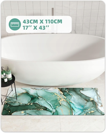 Протиковзкий килимок для ванної кімнати 110x43 см