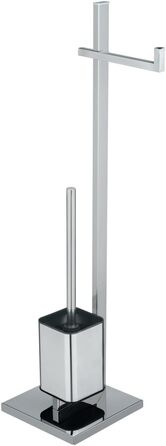 Набір для туалету WENKO Quadro 2 в 1: тримач туалетного паперу та щітка для унітазу