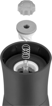 Набір млинок для солі та перцю WMF Trend 2 шт., сірий, з керамічним жорном, для спецій, придатний для миття в посудомийній машині