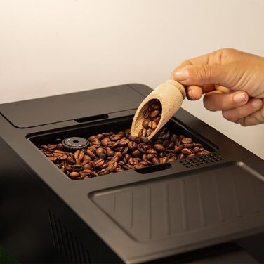 Автоматична кавомашина Cecotec Cremmaet Compactccino Black Rose, 19 Бар, з контейнером для молока, термоблоком, 5 рівнями помелу, резервуаром для кави 150 г