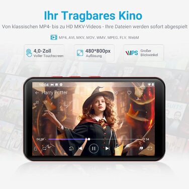 MP3 плеєр Mechen 96GB Bluetooth Android з Wi-Fi, 4.0
