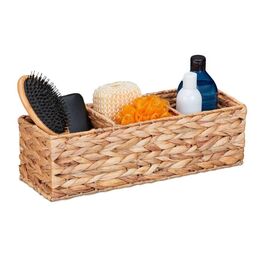 Relaxdays Storage Basket with 3 Compartments