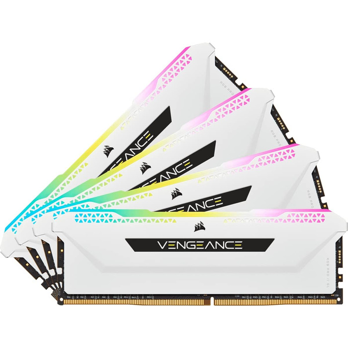Оперативна пам'ять Corsair Vengeance RGB PRO SL 32GB (2x16GB) DDR4 3200MHz (PC4-25600) C16, 1.35V, білий колір