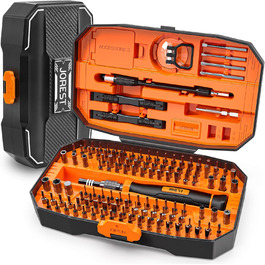 Набір викруток JOREST 155 в 1: міні-набір для ремонту Macbook, Laptop, PC, RC, PS5, Switch, Xbox, iPhone, годинників та окулярів