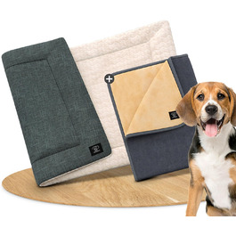 М'яка ковдра для собак Pawz | 2 шт. | 100x70 см | Стильна, міцна, для переноски, подорожей | Підходить для собак та котів