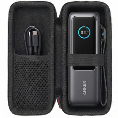 Чохол-зарядний кейс Khanka для Anker Laptop PowerBank 25,000mAh (165W) та Prime 27,650mAh (250W), захисна дорожня сумка для моделей A1695/A1340