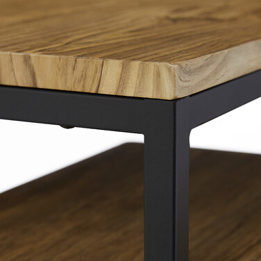 Relaxdays Set of 2 Side Tables, Wood-Look