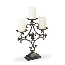 Relaxdays Candlestick з трьома руками
