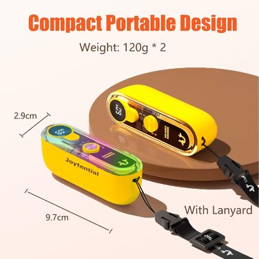 Електричний грілка для рук та кишень, 2 в 1, портативний, магнітний, 4 режими нагріву, USB, багаторазовий, для зими, відпочинку на природі, кемпінгу, подарунок (жовтий)