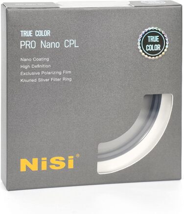 NiSi True Color CPL фільтр поляризаційний 67mm з багатошаровим нанопокриттям для об'єктивів камер