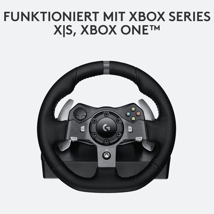 Руль Logitech G29 Driving Force з Force Feedback, 900°, шкіряне покриття, педалі з нержавіючої сталі, сумісний з PS4/PS3/PC/Mac, чорний