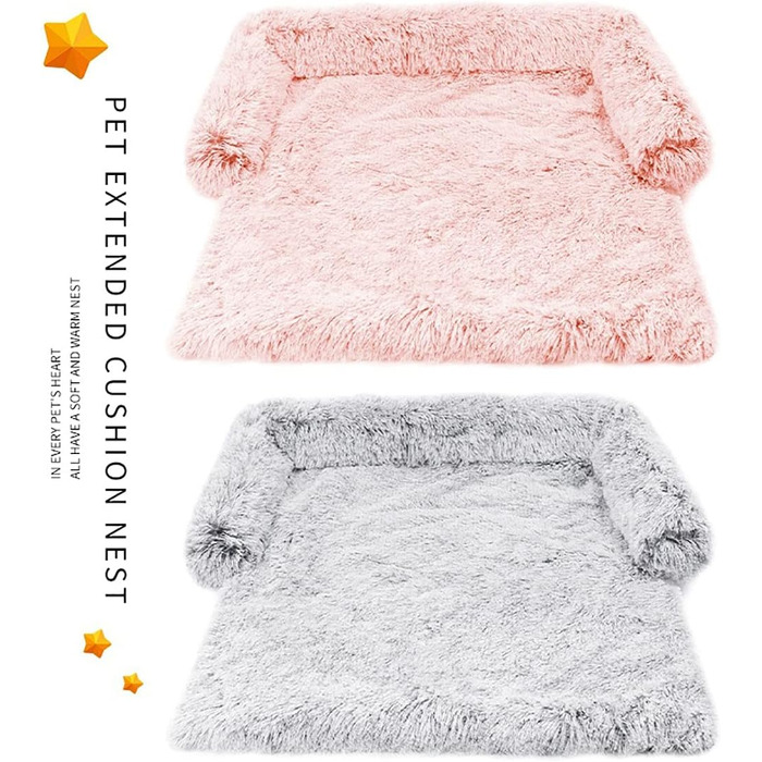 М'який лежак для собак та котів: лежанка-матрац для собак великих порід, водонепроникна підстилка, захист дивану, 76x76x15 см, темно-сірий