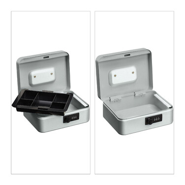 Relaxdays Combination Lock Cash Box