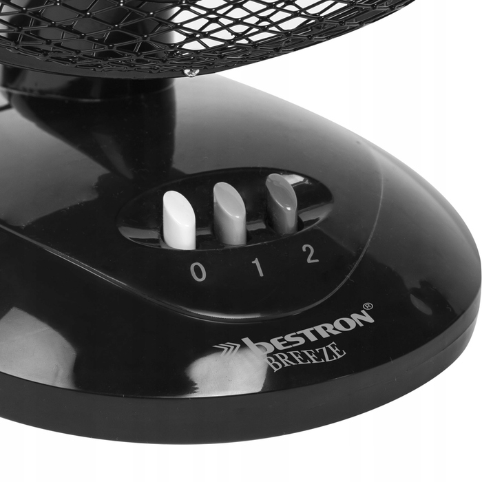 Настільний вентилятор BESTRON DDF27Z, 27 см, 30 Вт, чорний