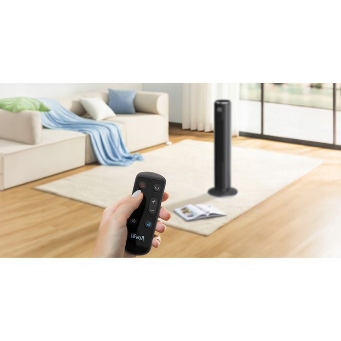 Колонний вентилятор Levoit TempSense 36 DC, чорний