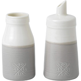 Royal Doulton 40032922 Sugar/Milk Set Coffee Studio, Grey, Porcelain