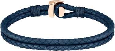 Браслет чоловічий BOSS SEAL (M) – шкіряний браслет чорного, коричневого або синього кольору