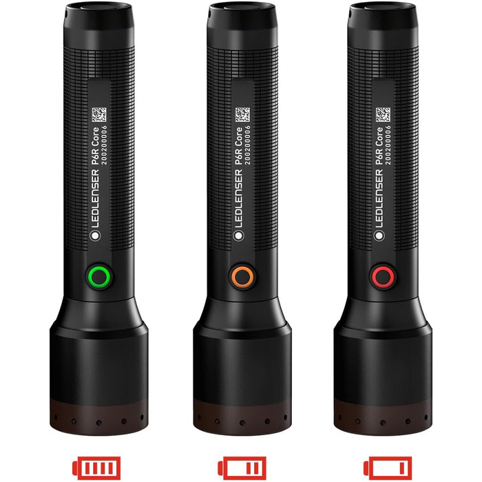 Ліхтарик Ledlenser P6R Core акумуляторний LED, 900 люмен, IP68, фокусування, USB зарядка, дальність 240 м