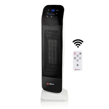 Електричний обігрівач та вентилятор Alpina - Турбо вентилятор з пультом та таймером, 2000W