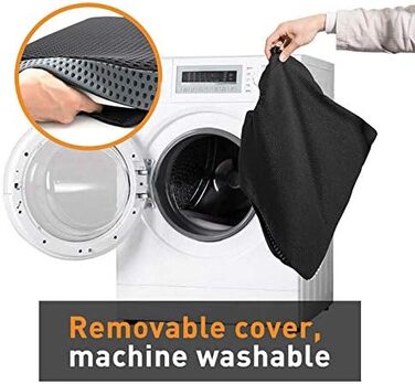 Wlauqueta Auto Truck Wedge Seat Cushion for Pressure Relief, Pain Reduction, Shock Absorption, Orthopedic Ergonomic Support, Memory Foam