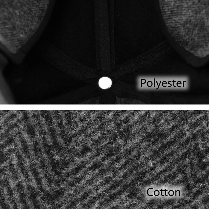 Зимові шапки Gisdanchz 7-7 1/2 з навушниками, унісекс, для роботи та спорту на відкритому повітрі (сірий)