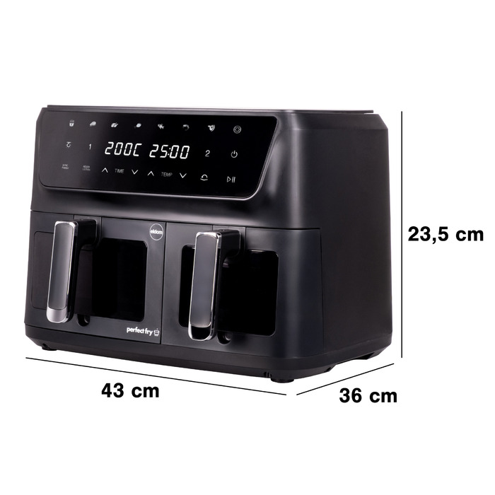 Аерофритюрниця Eldom FR220 Dualo 2700 Вт, 11 л