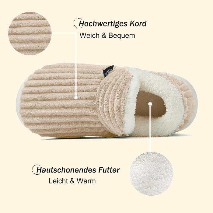 Тапочки домашні Donpapa для жінок та чоловіків, зимові, теплі, з плюшем та кордурою, закриті, з пам'яттю, антиковзаючі, для дому та вулиці, 38/39 EU, хакі