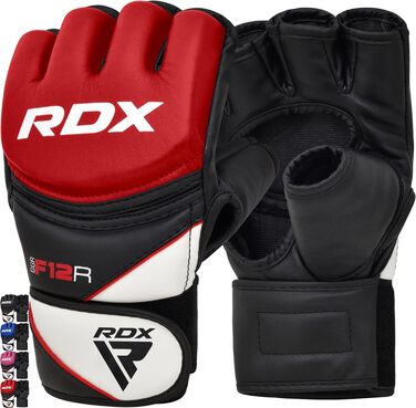Боксерські рукавички RDX Profi MMA: шкіра Maya Hide, захист для спарингу, кікбоксингу, муай-тай, чоловічі/жіночі