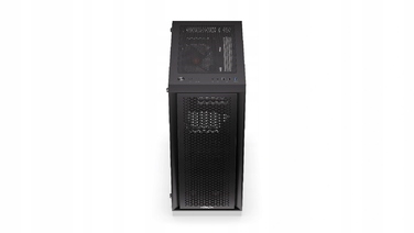 Корпус для комп'ютера Krux Scor, бічна панель зі скла, 1 вентилятор, mATX, чорний