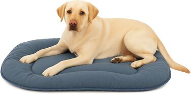 Подушка для собак та котів, овальна, велика, 77 x 54 см, Firenze, блакитна
