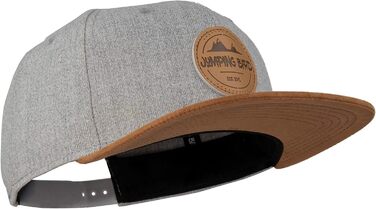 Кепка бейсболка Jumping Bird для чоловіків • Зручна snapback кепка для активного відпочинку • Регульований розмір, легко миється, світло-сіра