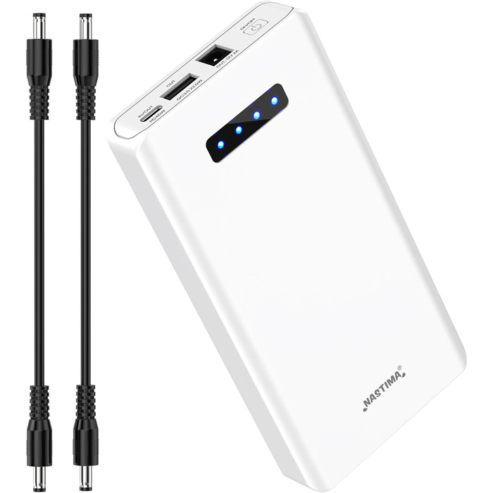 Power Bank NASTIMA 12V 5200mAh з трьохвидим виходом (USB-A, USB-C, DC) для LED, CCTV, камер та ін.
