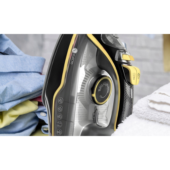 Парова праска Electo з керамічною підошвою, 3000 Вт, 380 мл, бежево-коричнева