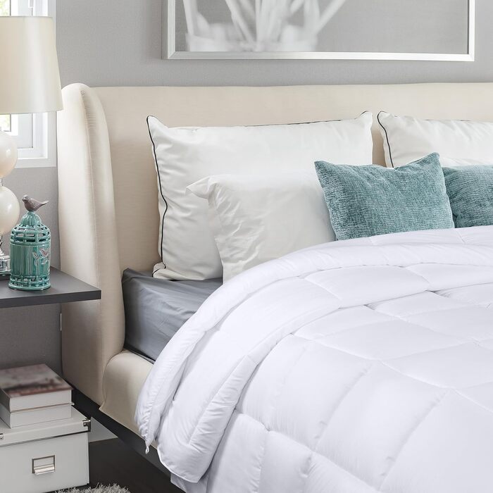 Ковдра Utopia Bedding 135 x 200 см, всесезонна, мікрофібра (біла)