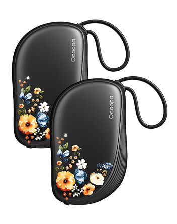 Електричні грілки для рук OCOOPA 2 шт., багаторазові, 4000mAh, подарунок на Новий рік, 1,5 см, в рукавички, зимові аксесуари, Ocoopa x UT5 Wiesengeflüster (Кількісний випуск)