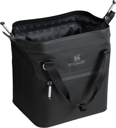 Термосумка Stanley 1913 Julienne Maxi 7л: Екологічний поліестер, ручка, блискавка, регульовані ремені, чорний колір