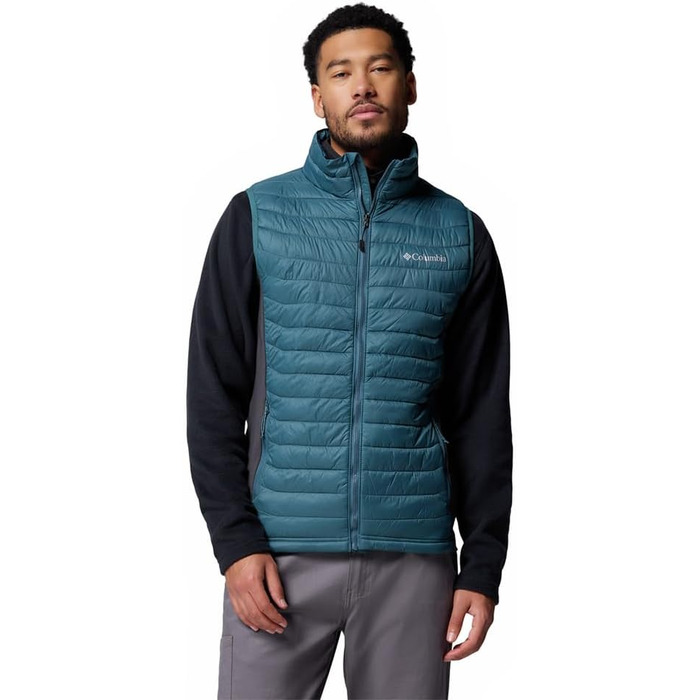 Жилет Columbia Powder Pass чоловічий пуховий XL, Everblue, Hai