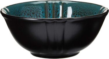 Набір посуду Elama, 16 предметів, смарагдово-зелений, кераміка (круглий, овальний)