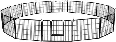 Забіг для цуценят Yaheetech 16-панельний, 60 см, для собак, кроликів, канарейок (для дому та вулиці)