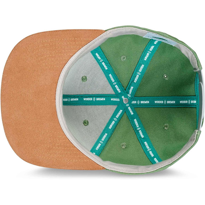 Кепка Soulbuddy Snapback - унісекс для чоловіків та жінок - стильна кепка для повсякденного носіння та відпочинку - бейсболка Must-Have - один розмір (Werder Bremen, зелений)