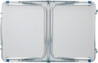 Складний стіл для кемпінгу AKTIVE, 60x40x25 см, алюмінієвий, з ручкою, зелений. Столик для пікніка, похідний стіл