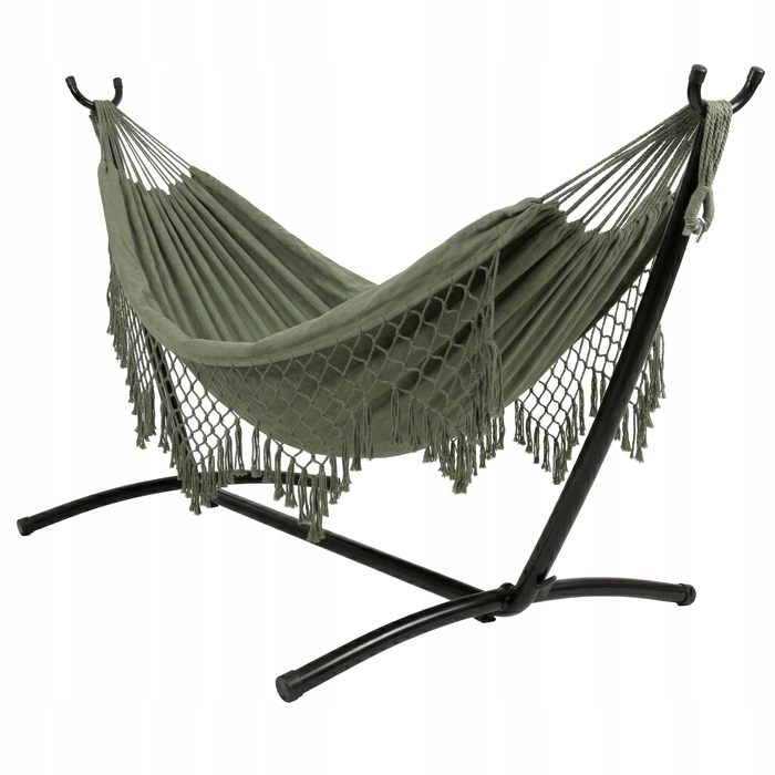 Гамак без стійки BE-ACTIVE PL, зелений, навантаження до 200 кг, 300 x 150 см