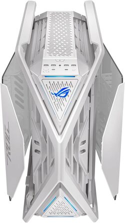 Корпус ПК ASUS GR701 ROG mATX з ARGB підсвічуванням та скляною панеллю, підтримка GPU до 420 мм