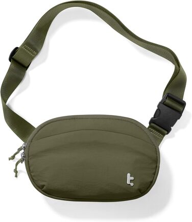 tomtoc жіноча поясна сумка, нагрудна сумка з RFID захистом, 1.5 л, зелена
