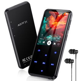 MP3 плеєр AGPTEK 64GB Bluetooth 5.3 з екраном 2.4
