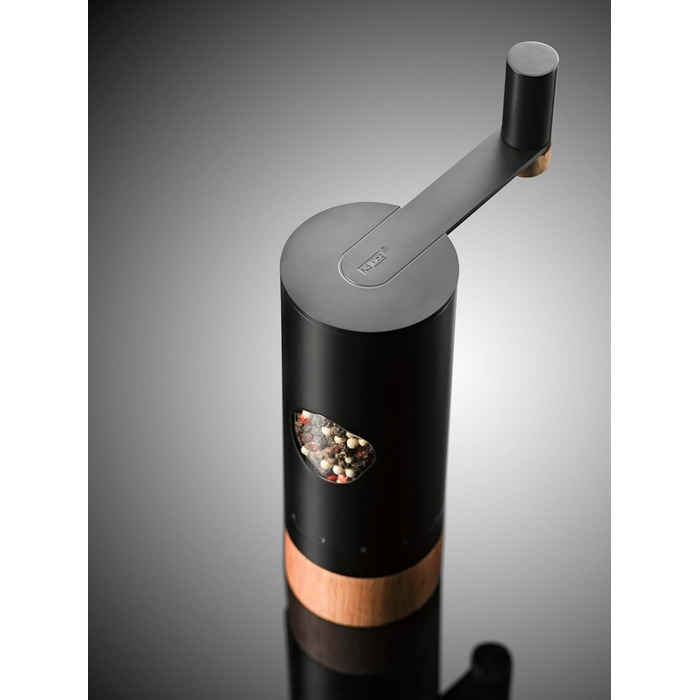 AdHoc PowerMill MP53 - млин для перцю та солі з керамічним механізмом, нержавіюча сталь і дерево